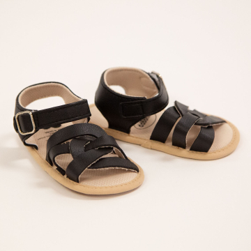 Black - Strappy Sandals